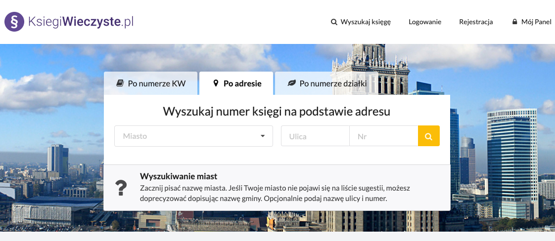 Księgi Wieczyste Po Adresie Nieruchomości - Jak Szybko Znaleźć Numer KW ...