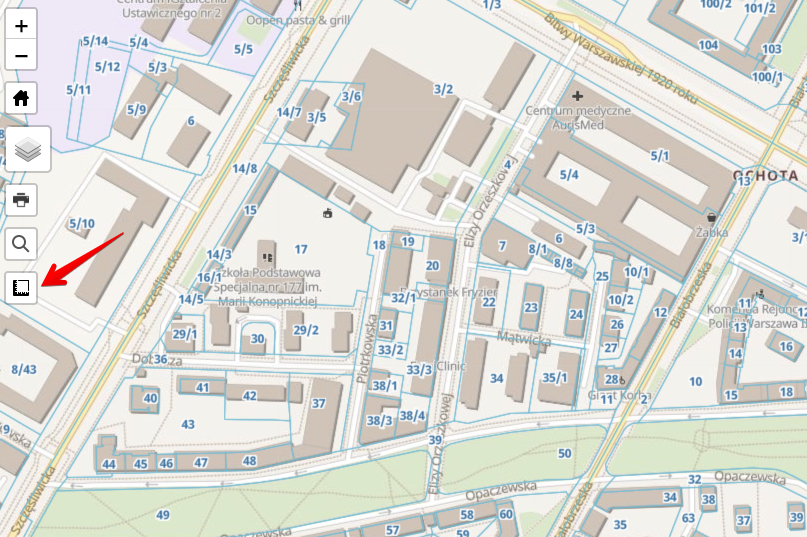 Jak sprawdzić wymiary działki na stronie Geoportal360.pl?